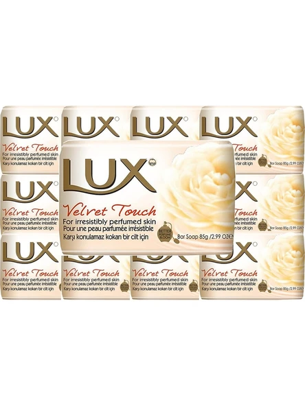 Lux 10 Adet Lüx Sabun Sarı 80 Gr. Velvet Touch ürün görseli 1
