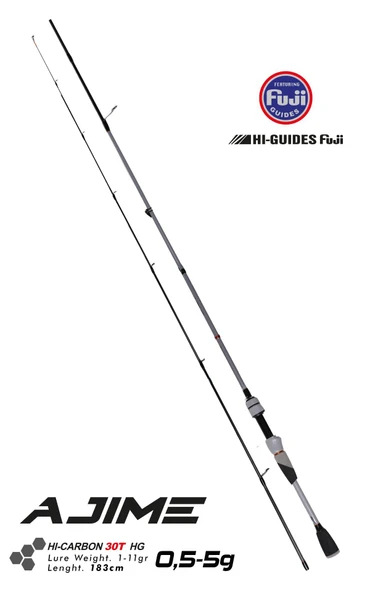 Fujin Ajime 183cm 0.5-5gr LRF Kamışı FAJ-602UL ürün görseli 1
