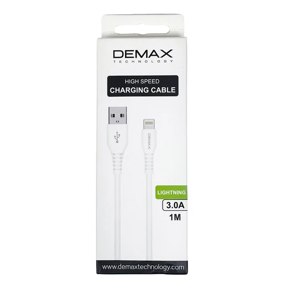Demax D5 Type-C To Lightning 1 Metre 10W Şarj Kablosu ürün görseli 1