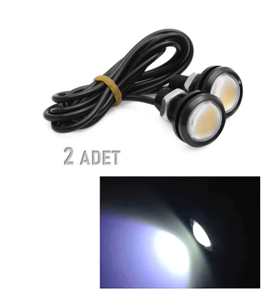2 Adet Ayna Altı Lamba Kartal Göz Gündüz Ledi Beyaz ürün görseli 1