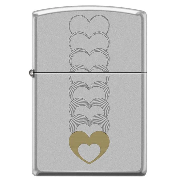 Zippo 205-115794 Heart Pattern Design Çakmak ürün görseli 1