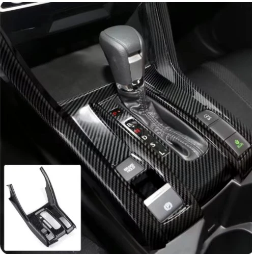 Honda Civic FC5 FK7 2016 - 2021 için karbon Fiber Vites Çerçevesi SAĞ SOL DİREKLERDE DAHİLDİR ürün görseli 1