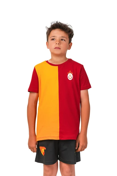 Galatasaray Orijinal 5 Yıldız Parçalı Çocuk T-shırt ürün görseli 1