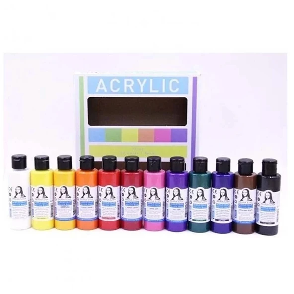 Mona Lisa Akrilik 12 Renk x 22 ML ürün görseli 1