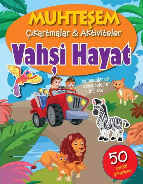 Muhteşem Çıkartmalar ve Aktiviteler - Vahşi Hayat ürün görseli 1