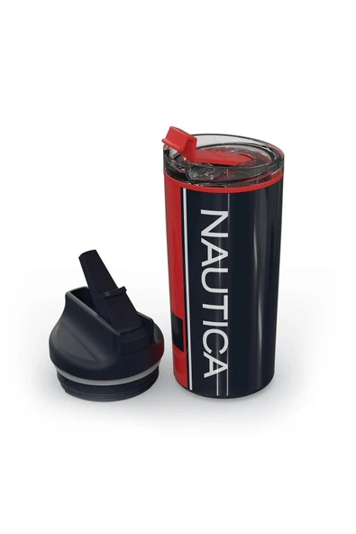 Nautica Ntm02 Sport Termos Paslanmaz Çelik 650 ml Navy Kırmızı ürün görseli 1