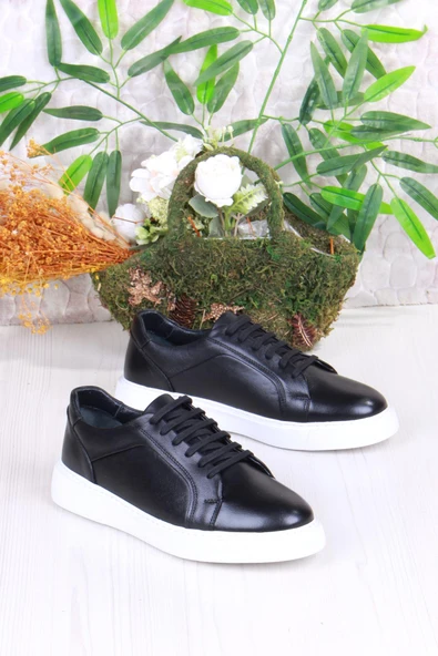 Mehmet Mete 46642 Rahat Hakiki Deri Sneaker Erkek Ayakkabı ürün görseli 1