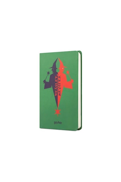 Mabbels Sert Kapak Mini Defter Harry Potter Weasley Yeşil 80 YP 9x14 DFT-388241 ürün görseli 1