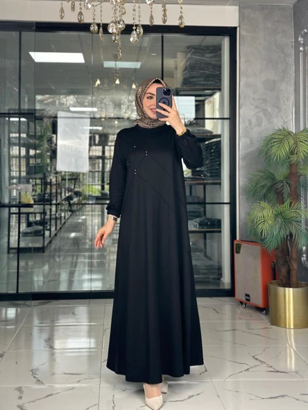 Mariye Elbise-Siyah Siyah - Resim 2