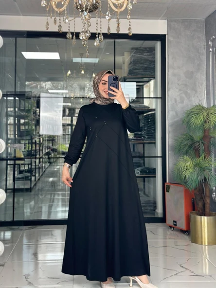 Mariye Elbise-Siyah Siyah - Resim 3