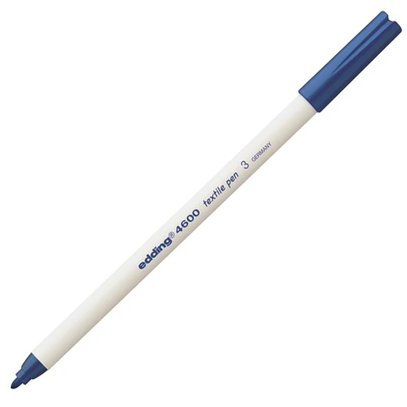 Edding T-Shırt Kalemi Yuvarlak Uçlu 1 MM Mavi 4600 (10 adet) ürün görseli 1