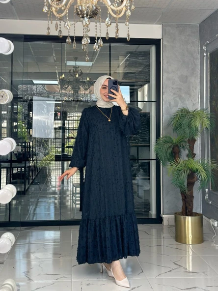 Funda Elbise-Siyah Siyah - Resim 5