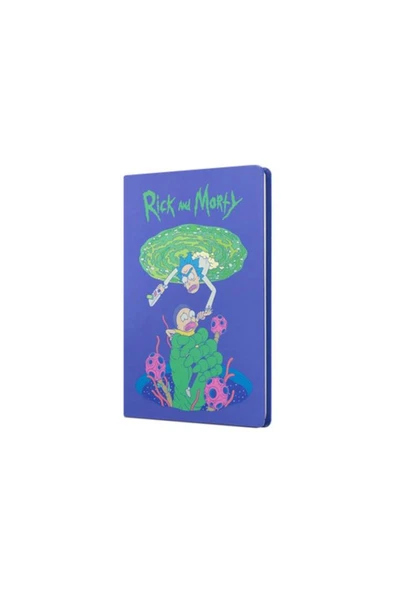 Mabbels Sert Kapak Butik Defter Rick And Morty Mor 80 YP 15x21 DFT-388081 ürün görseli 1