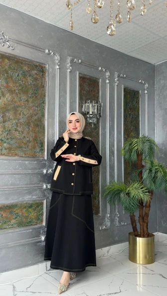Nilüfer Takım-Siyah Siyah - Resim 3
