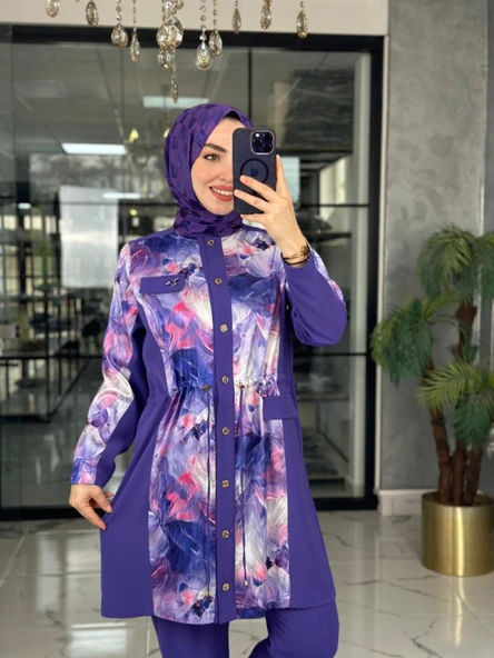 Dalya Takım-Mor Mor - Resim 3