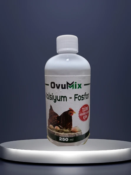 Sıvı K.A.L.S.İ.Y.U.M  ve  F.O.S.F.O.R Tavuklar ve Kanatlılar Için 250ML ovumix ürün görseli 1