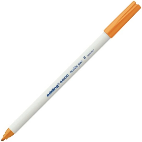 Edding T-Shırt Kalemi Yuvarlak Uçlu 1 MM Turuncu 4600(10 adet) ürün görseli 1
