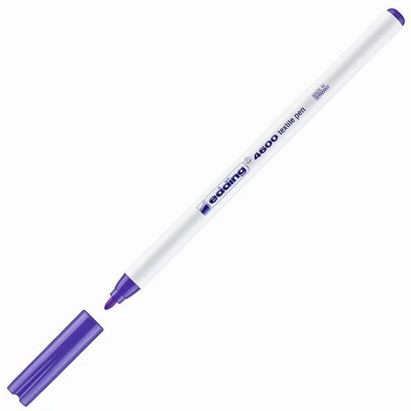 Edding T-Shırt Kalemi Yuvarlak Uçlu 1 MM Fosforlu Mor 4600-10-PKT ürün görseli 1