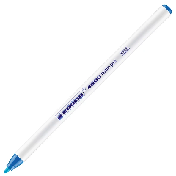 Edding T-Shırt Kalemi Yuvarlak Uçlu 1 MM Açık Mavi 4600(10 adet) ürün görseli 1