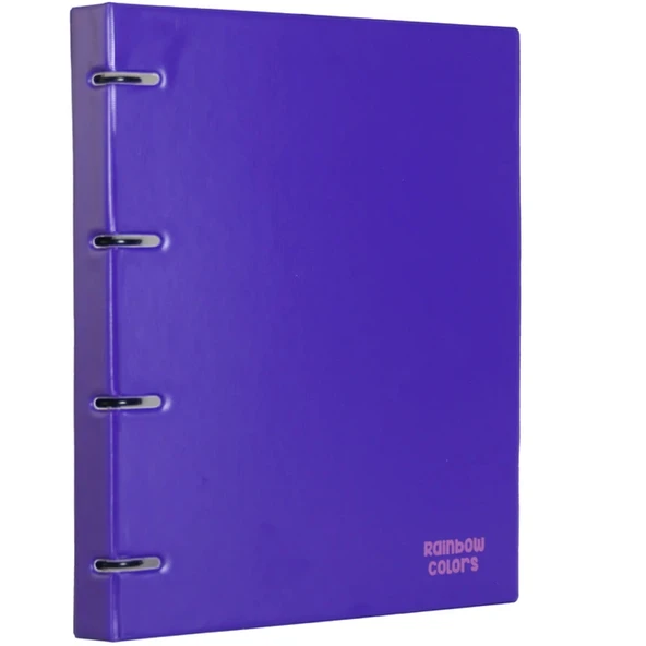 Önder Rainbow Colors 4 Halkalı Pvc Mor 122-22 ürün görseli 1