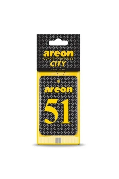 City Vanilla Black 51 (Niğde) Oto Araç Kokusu ürün görseli 1