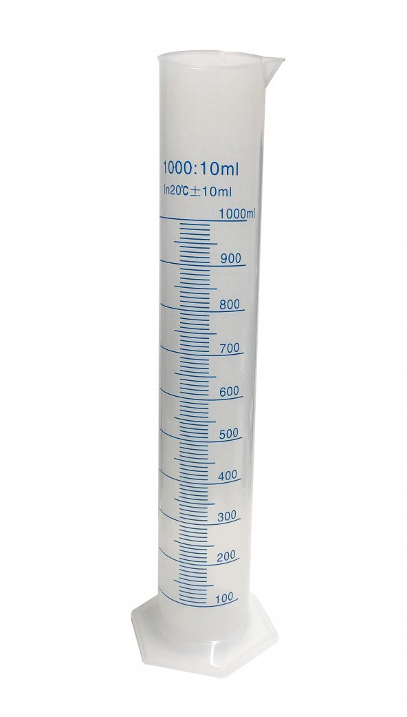 PLASTİK Dereceli Silindir 1000ml. ürün görseli 1