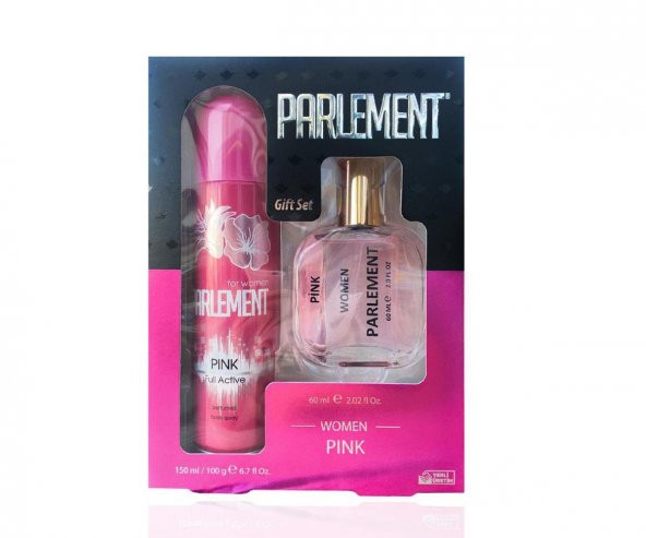 Parlement Pink Kadın Parfüm Deodorant Seti ürün görseli 1