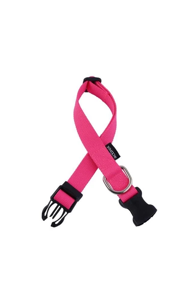 Actirex Neon Yumuşak Doku Ayarlanabilir Köpek Boyun Tasma Pink 35-58cm ürün görseli 1