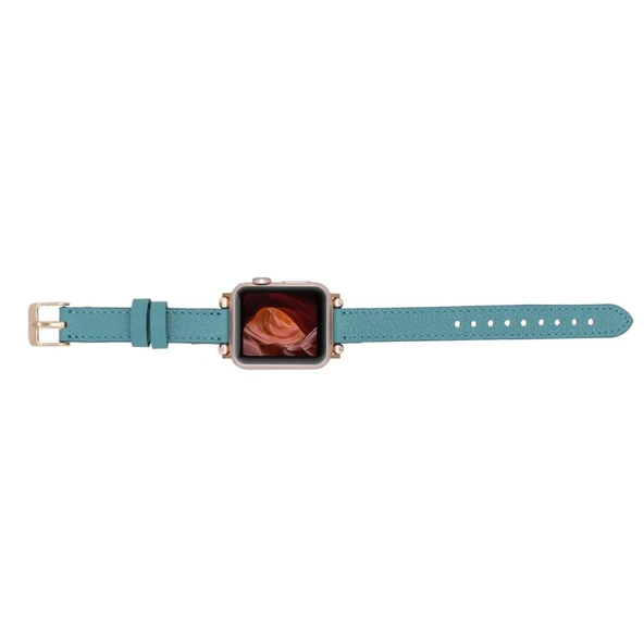 Apple Watch Uyumlu Deri Kordon 38-40-41mm Ferro CP05 - Resim 3