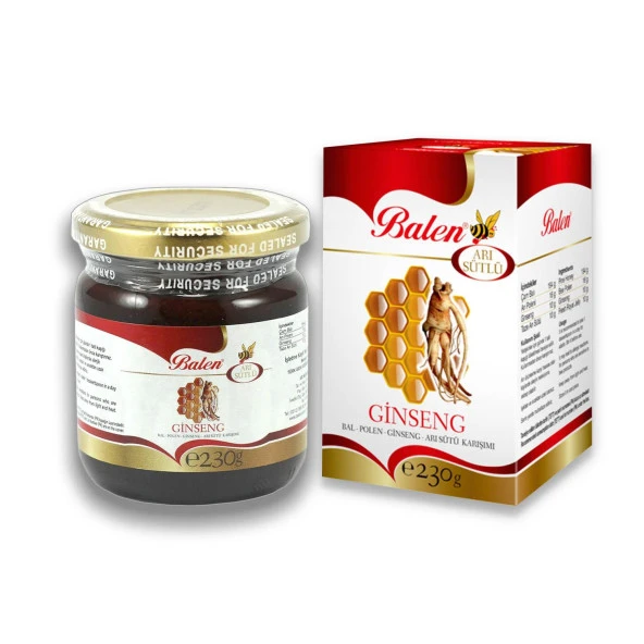 Balen Bal Polen Kırmızı Ginseng Arı Sütü Karışımı 230 gr ürün görseli 1