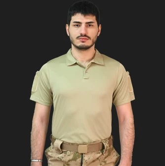 TAKTİKAL TİŞÖRT YAKALI BEJ ürün görseli 1