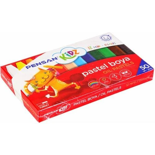 PENSAN PASTEL BOYA KİDZ 12 RENK ürün görseli 1