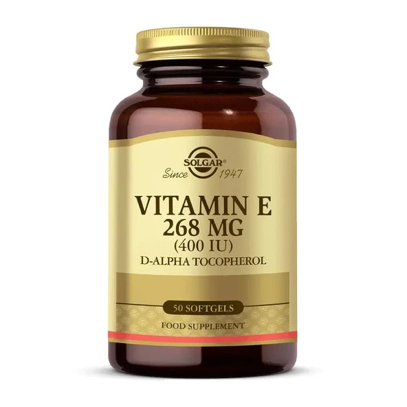 Solgar Vitamin E 400 IU 50 Kapsül ürün görseli 1