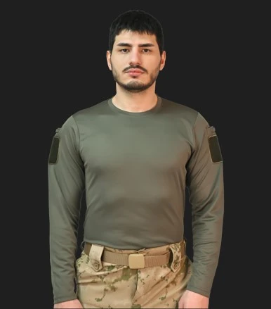 TAKTİKAL TİŞÖRT UZUNKOL HAKİ ürün görseli 1