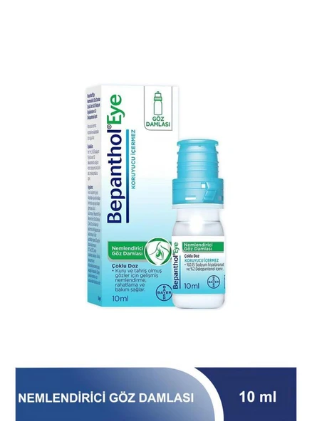 Bepanthol Eye Nemlendirici Göz Damlası Çoklu Doz 10 ml ürün görseli 1
