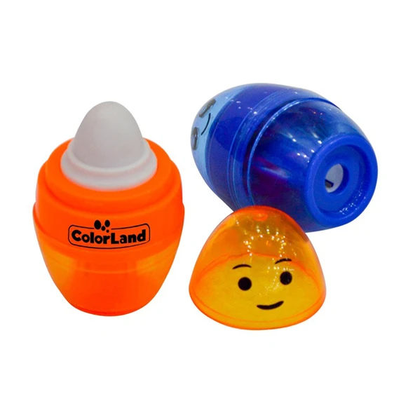 Colorland Kalemtraş Silgili Sevimli Yüzler COLOR-SLK04 ( 20 adet ) ürün görseli 1