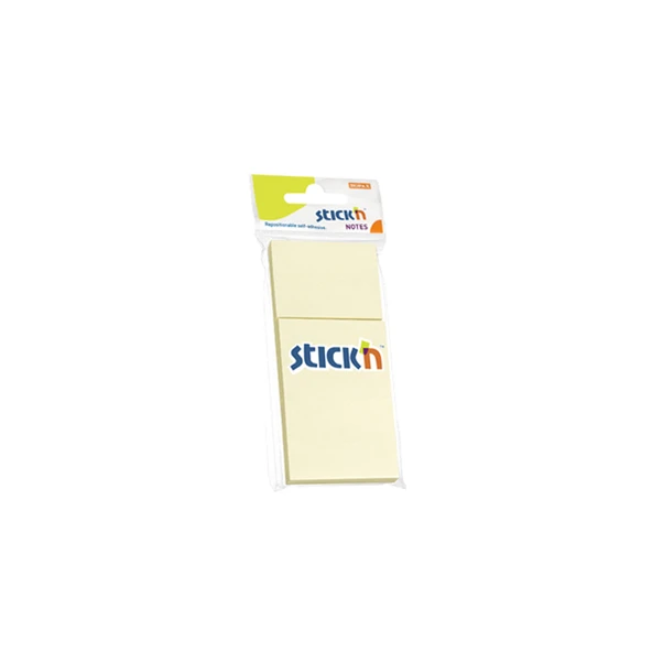 Hopax Stıckn Yapışkanlı Not Kağıdı 100 YP 38x51 Pastel Sarı  21127 ( 24 ADET ) ürün görseli 1