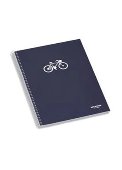 Gıpta Papur Notes Spiralli Karton Kapak Defter A4 120 YP Çizgili 4966-6 Lİ PAKET-6-LI-PKT ürün görseli 1