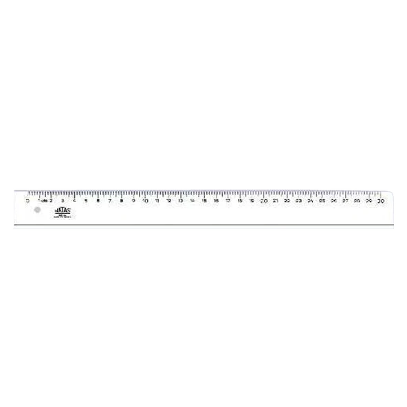 Hatas Standart Cetvel Plastik Geniş 30 CM (25 adet)0160 ürün görseli 1