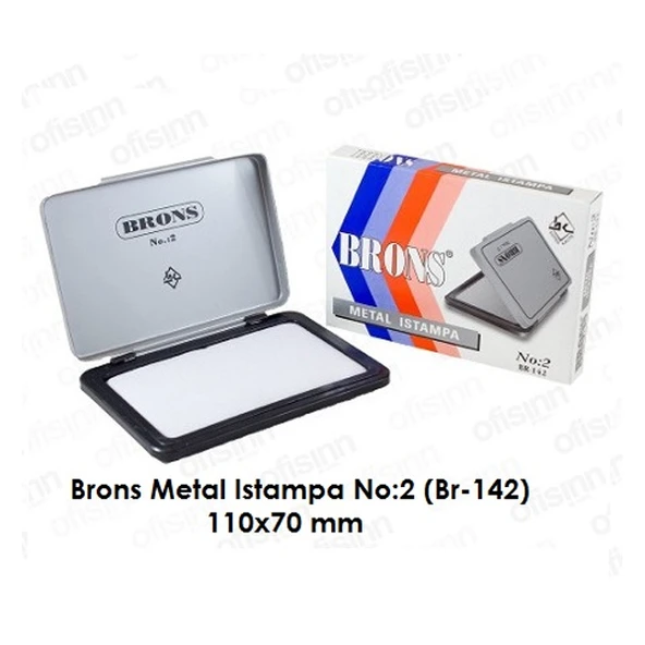 Brons Istampa Metal NO:2 11x7 BR-142 ( 12 adet ) ürün görseli 1