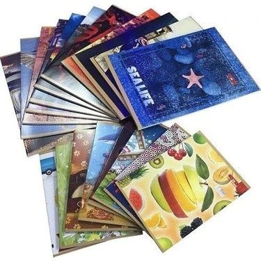 Meteksan Formalı Defter (Dikişli) Karton Kapak Kareli 120 YP A5 120/4-6-LI-PKT ürün görseli 1