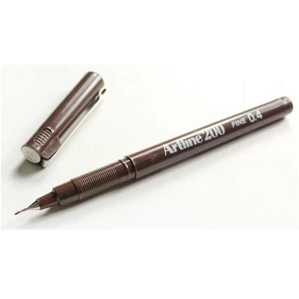 Artline Fineliner 0.4 MM Koyu Kahverengi (12 li) ürün görseli 1