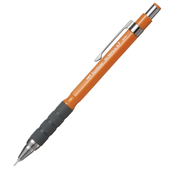 Tombow Versatil Kalem SH-300 Grip 0.7 MM Turuncu SH-GR54R7-12-LI-PKT ürün görseli 1