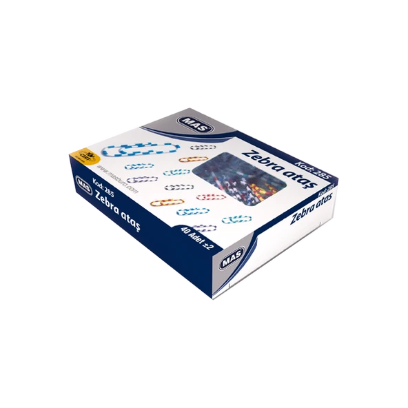 Mas Ataş Zebra Renkli 28 MM 285 (36 adet) ürün görseli 1