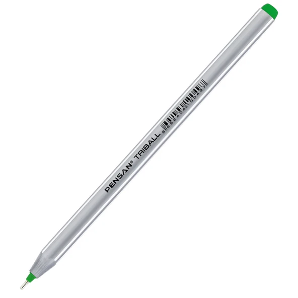 Pensan Tükenmez Kalem Triball 1.0 MM Bilye Uç Yeşil 12 Lİ-12-LI-PKT ürün görseli 1