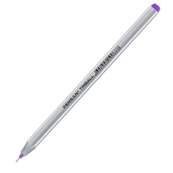 Pensan Tükenmez Kalem Triball 1.0 MM Bilye Uç Vıolet 12 Lİ 1003-12-LI-PKT ürün görseli 1