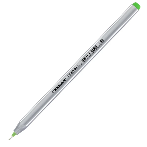 Pensan Tükenmez Kalem Triball 1.0 MM Bilye Uç Açık Yeşil 12 Lİ 1003-12-LI-PKT ürün görseli 1