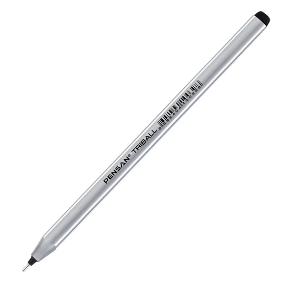 Pensan Tükenmez Kalem Triball 1.0 MM Bilye Uç Siyah 12 Lİ 1003-12-LI-PKT ürün görseli 1