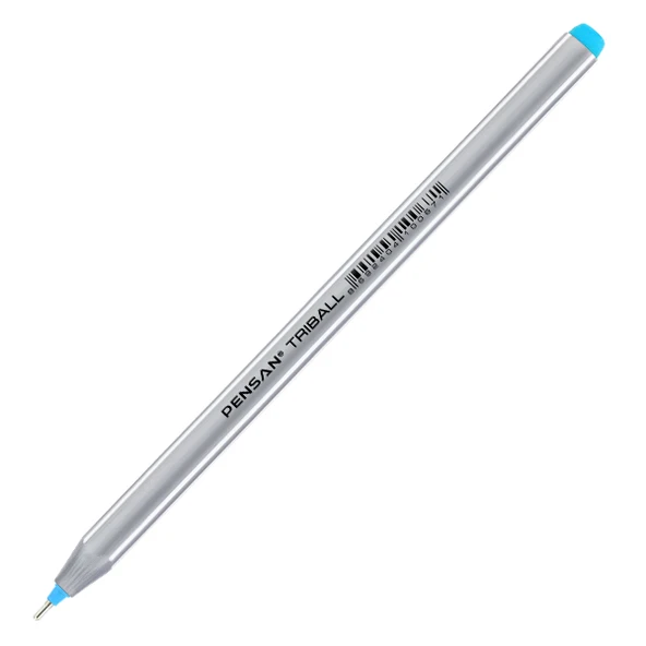 Pensan Tükenmez Kalem Triball 1.0 MM Bilye Uç Turkuaz 12 Lİ-12-LI-PKT ürün görseli 1
