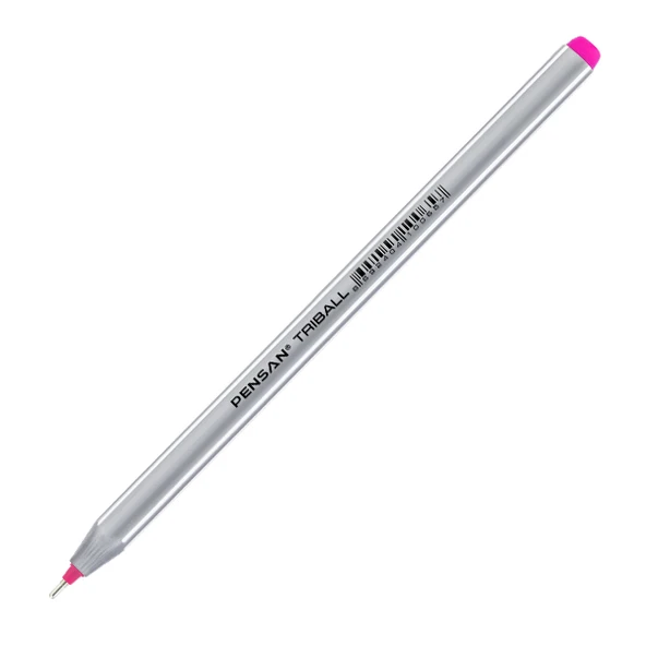 Pensan Tükenmez Kalem Triball 1.0 MM Bilye Uç Pembe 12 Lİ 1003-12-LI-PKT ürün görseli 1